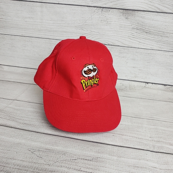 Red Pringles Hat Adjustable Strap Adult - Picture 1 of 9